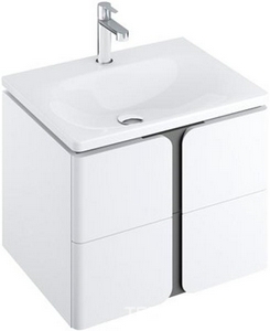 Тумба под умывальник SD Balance 600 белый/графит ZZ Ravak BALANCE X000001367