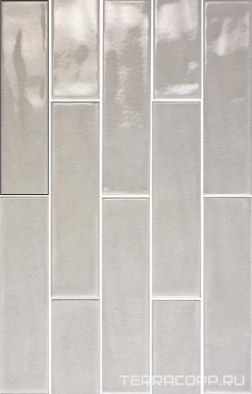 Керамическая плитка APE Ceramica Monocroma Petal LightGrey Craquele ZZ7,5x30 Серый, фото 4