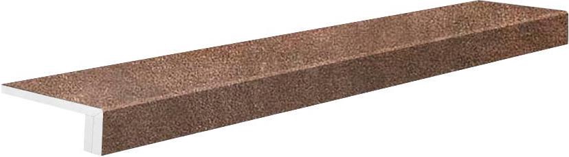 Ступени Kerama Marazzi Королевская дорога Ступень Евро Проходная коричневый обрезной (n028155)34,5x119,5 Коричневый, фото 3
