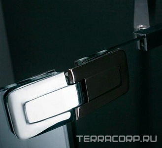 Душ. уголок 900х900хh1950мм, 1/4 круга, R550мм, 2 расп.двери, вход 730мм, с 2-мя неподв.сегм., (стекло прозр., 6мм, фурн/хром),  ZZ Cezares Electra ELECTRA-R-2-90-C-Cr