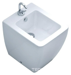 Биде напольное Kerasan Ego 322101 укороченное| 36x43x46