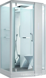 Душевая кабина Orans SR-89105RS белая. с баней