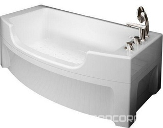 Ванна акриловая "ЧАРЛИ", 1200х690 мм, смеситель/излив "МиниБриз"/"Нельсон", каркас, фронтальная панель и слив-перелив в компл. XX
