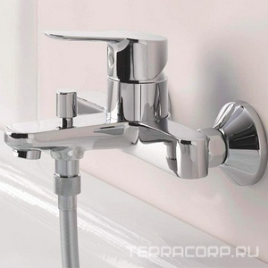 Смеситель для ванны и душа, однорычажный, БЕЗ душ.гарн., хром Grohe BauEdge 23334000