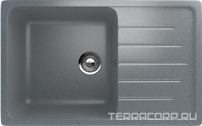 Мойка кухонная Ulgran U-400-309 темно-серая| 49x75x20