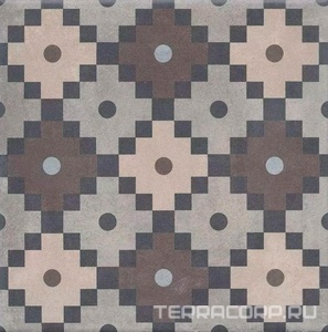 Керамогранит Kerama Marazzi Карнаби-стрит  орнамент (9 видов) 20x20 Комбинированный 