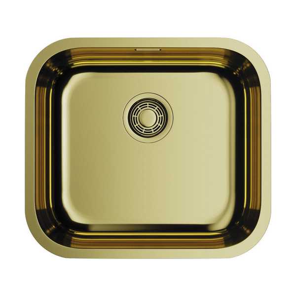 Мойка кухонная Omoikiri Omi 49-U-AB латунь| 44x49x19