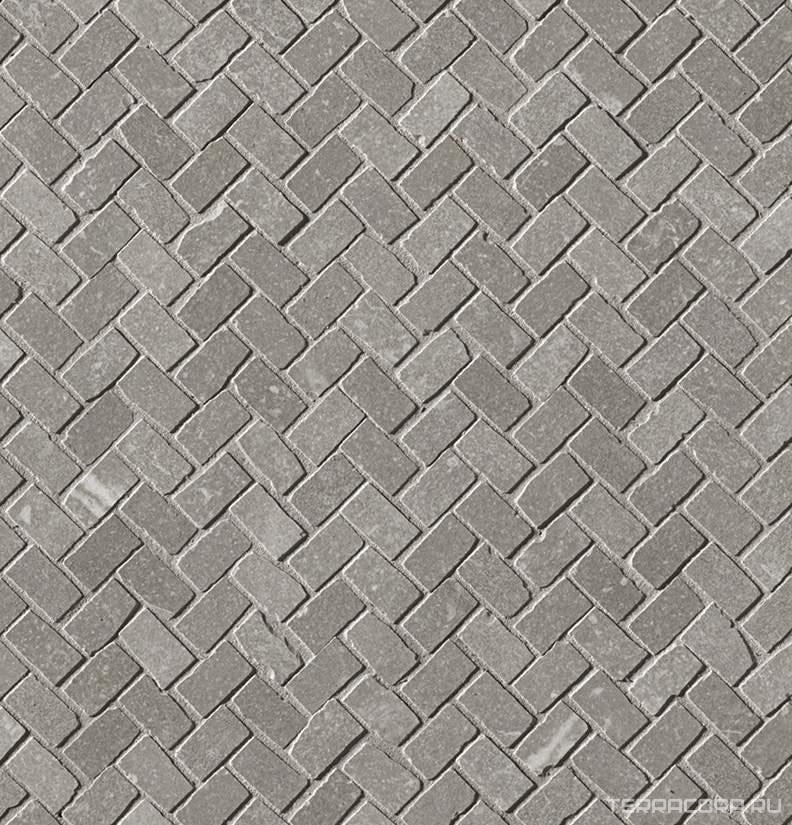 Мозаика FAP Ceramiche Maku Grey Gres Mosaico Spina Matt RT 30x30 Серый, фото 3