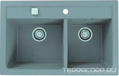 Мойка кухонная Alveus Atrox Granital 50 concrete| 50x79x19