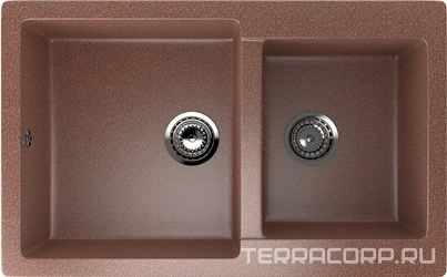 Мойка кухонная Ulgran U-505-307 терракотовая| 50x77x21