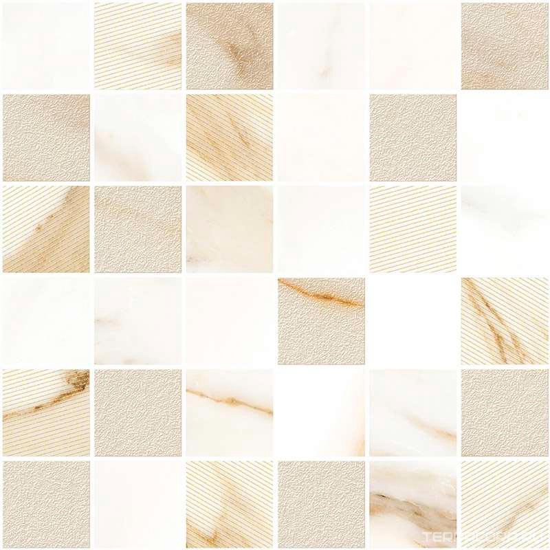 Мозаика Azori Calacatta Royal Мозаика CALACATTA ROYAL MOSAIC 30x30 Черный, фото 3
