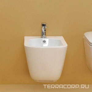 Биде подвесное 54х35см, крепёж арт.WB9N в компл., (цв.белый),  ZZ Kerasan Tribeca 512501