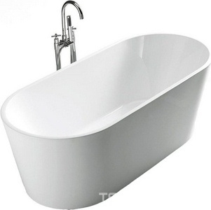 Ванна 1700x800xh600мм, отдельностоящая, слив-перелив, пробка слива цв.хром. в компл., (акрил цв.белый), BelBagno ZZ BelBagno Универсал BB202-1700-800