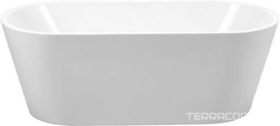 Ванна 1700x800xh600мм, отдельностоящая, слив-перелив, пробка слива цв.хром. в компл., (акрил цв.белый), BelBagno ZZ