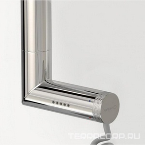 Полотенцесушитель " 2.0" 600x400 мм + полка.,  электрический, пульт управ. слева, в комплекте 4 телескоп.кроншт. цв.хром ZZ Сунержа Богема 00-5206-6040