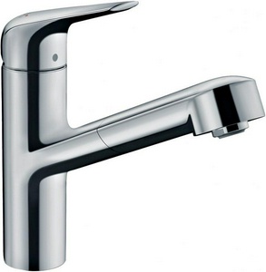 Смеситель для кухни, 150, с вытяжным душем, 1jet, (цв.хром),  M42 ZZ Hansgrohe Focus 71814000