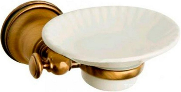 Мыльница настенная (цв.,бронза/керамика)  ZZ TW Collection Harmony TWHA106br