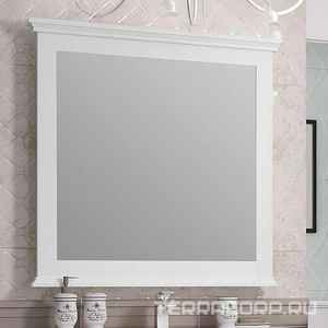 Зеркало  80, цвет белый матовый, крепеж в комплекте ZZ Opadiris Палермо 00-00002351
