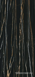 Керамогранит Benadresa Daren  Noir Pulido7 мм KL120x260 Черный 