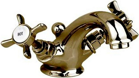 Смеситель для раковины, с д/к, (цв. бронза), Victoria ZZ