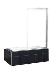 SELA-V-1-80/140-Ch-Cr-L Душевая шторка на ванну | ZZ