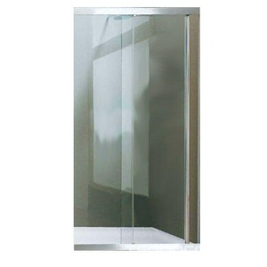 Дверь сдвижн 2-х секц д/ниши 113x121xh190см, (вход 47см),  (прав/лев), д/бок стенки/в нишу, (проф/хром, стекло прозрач StarClean)  ZZ Samo New Cee B7214  ULU TR