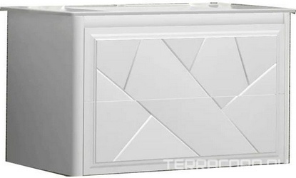 Тумба Луиджи 90 подвесная, цвет белый матовый, без раковины Ibiza 91, ZZ