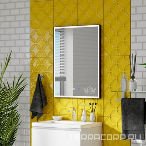 Зеркало Art&Max Arezzo 60х80 черное ZZ Art & Max Romantic AM-Are-600-800-DS-FC-H-Nero / к.т. 420303