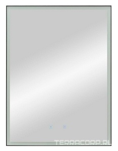 Зеркало Art&Max Arezzo 60х80 черное ZZ Art & Max Romantic AM-Are-600-800-DS-FC-H-Nero / к.т. 420303