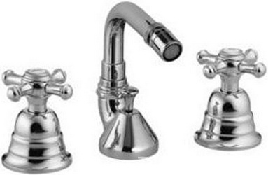 Смеситель для биде на 3 отв., с д/к (хром), Old italy ZZ