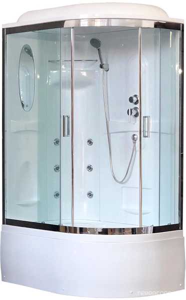 Душевая кабина Royal Bath RB8120BK2-T-CH-L| 120x217x80