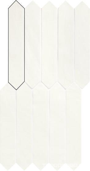 Керамическая плитка APE Ceramica Switch Off White Matt 4,3x24,3 Белый, фото 4