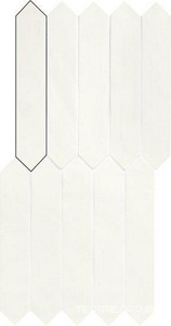 Керамическая плитка APE Ceramica Switch Off White Matt 4,3x24,3 Белый 