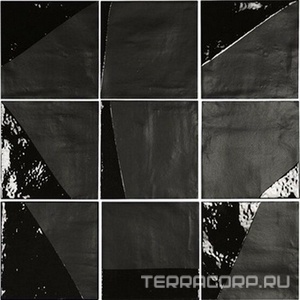 Керамогранит APE Ceramica Delight Drop Black 13,8x13,8 Черный 