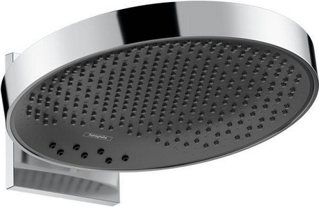 Верхний душ d360мм, 3 типа струи, с настенным креплением, без встр.часть арт.01800180, (цв.хром), HG  360 3jet ZZ Hansgrohe Rainfinity 26234000