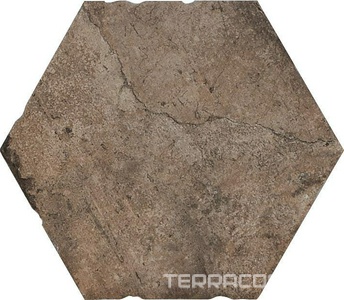 Керамогранит CIR Chicago Esagona State Street (giallo/marrone) 24x27.7 Серый 