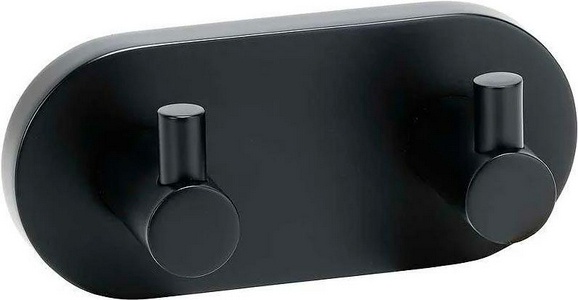 Крючок двойной (цв. черный матовый),  ZZ Bemeta Dark 104405200