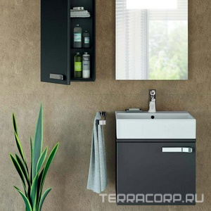 Раковина подвесная/накладная, прямоугольная 600х420хh130мм, с 1 отв. для смесит., с переливом, без крепежа,  ZZ Ideal Standard Strada K077801