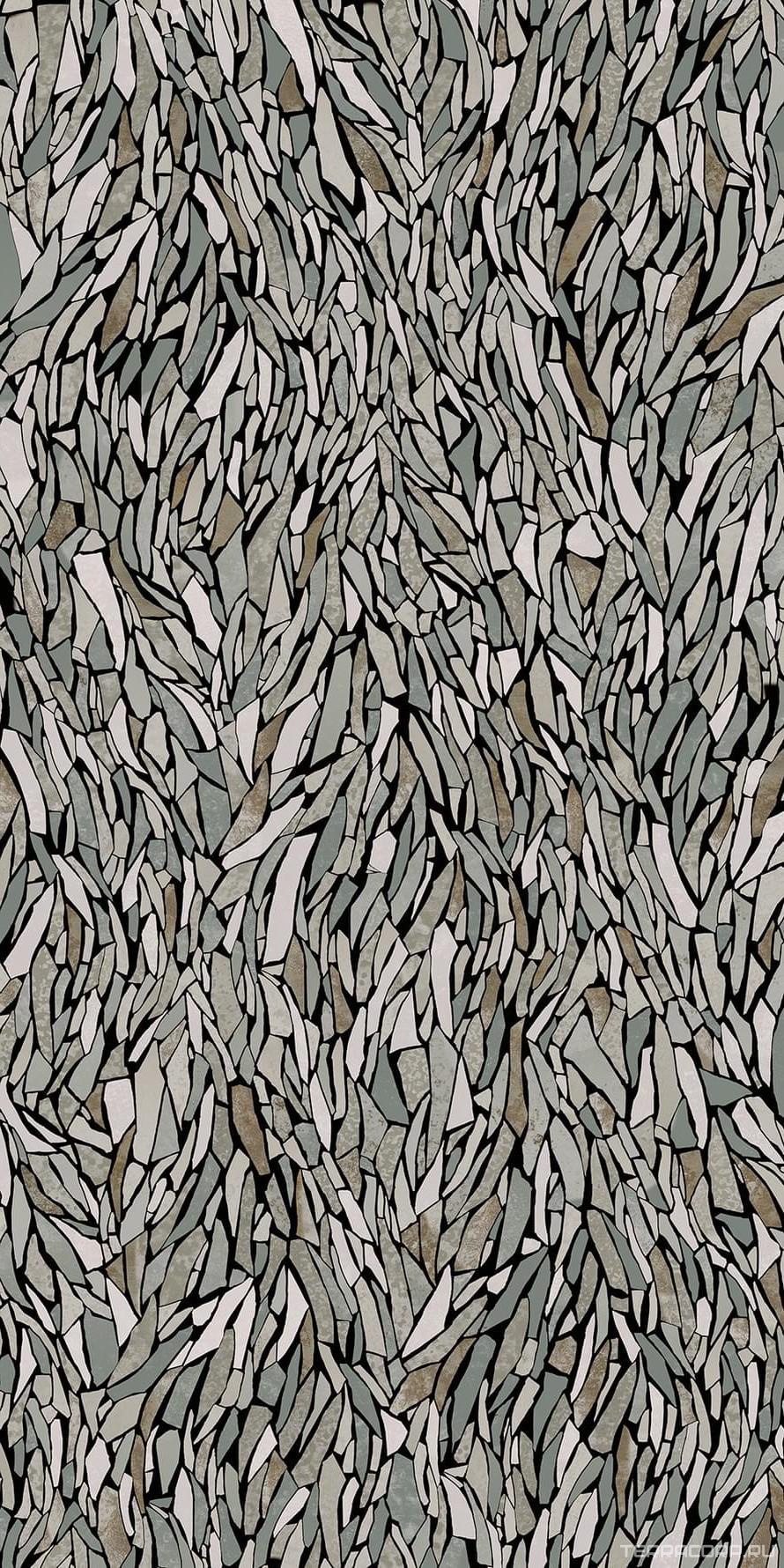 Керамогранит Viva Narciso Frammenti mix lappato lucido ZZ60x120 Серый, фото 3