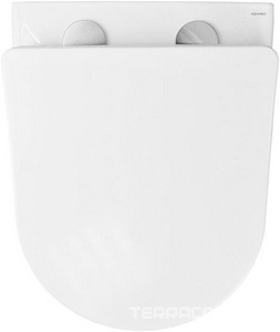 Сет: инсталяция + унитаз подвесной  безободковый + крышка-сиденье с микролифтом, цв. белый, ZZ Azario Grado AZ-8010-1000+AZ-0046 SP