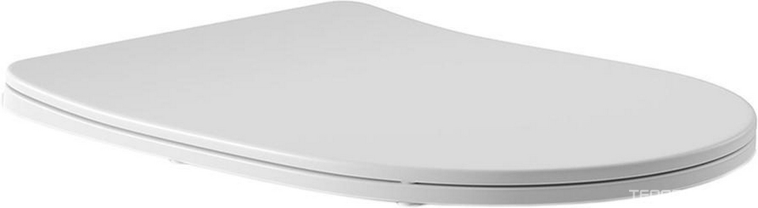 Сиденье для унитаза, с микролифтом, (цв.белый матовый), Ovo / Cone ZZ Aqueduto Универсал OVO/CON0420