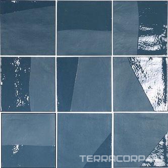 Керамогранит APE Ceramica Delight Drop Blue 13,8x13,8 Синий, фото 4