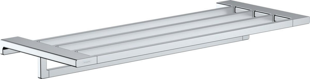 Полка для полотенец 588(626)х248хh72мм, (цв.хром),  ZZ Hansgrohe AddStoris 41751000