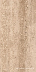 Керамогранит Gres de Aragon Marble Base Travertino Beige Liso 60x120 Бежевый 