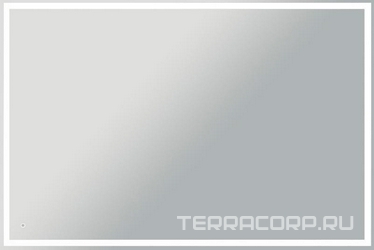 Зеркало 1000x30x800мм, реверс., с встроен.по периметру светильником, сенсорн.выключателем, 12W, 220-240V, BelBagno ZZ
