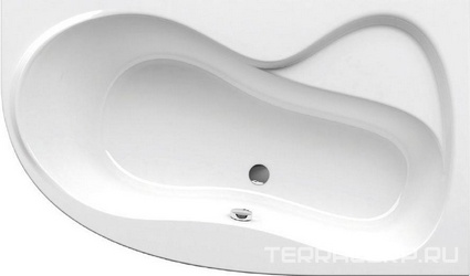 Акриловая ванна Ravak Rosa 95 R 150 см| 150x95x43