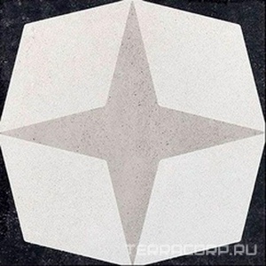 Керамогранит Fioranese Cementine Black & White B&W 1 20x20 Комбинированный 