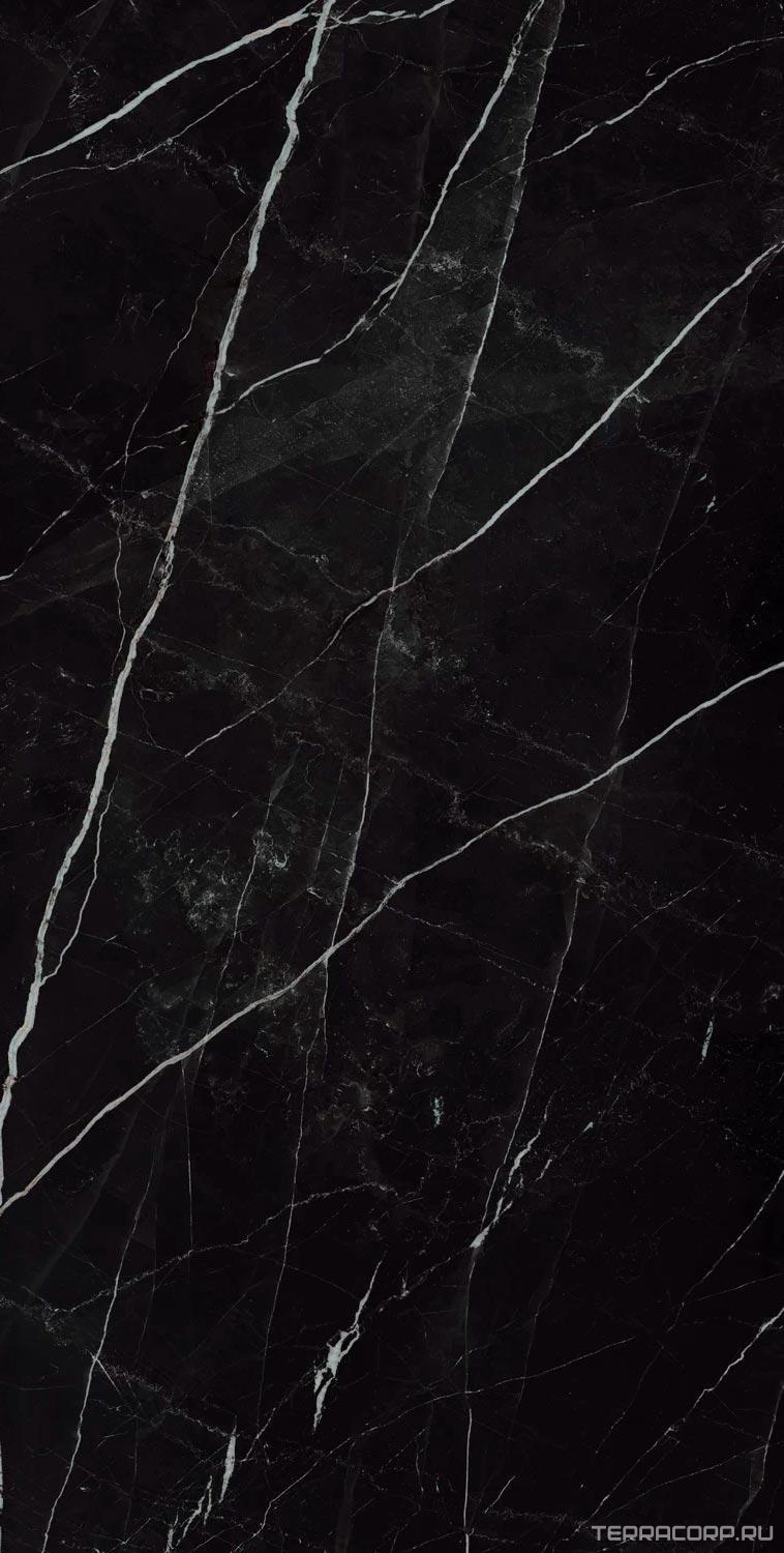 Керамогранит AtlasConcorde Россия EMPIRE Empire Calacatta Black 80x160 Lapp/ЭМПАИР КАЛАК. БЛЭК 80x160 ЛАП Черный, фото 5