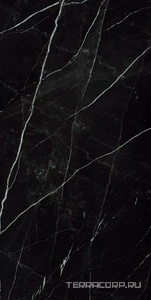 Керамогранит AtlasConcorde Россия EMPIRE Empire Calacatta Black 80x160 Lapp/ЭМПАИР КАЛАК. БЛЭК 80x160 ЛАП Черный 