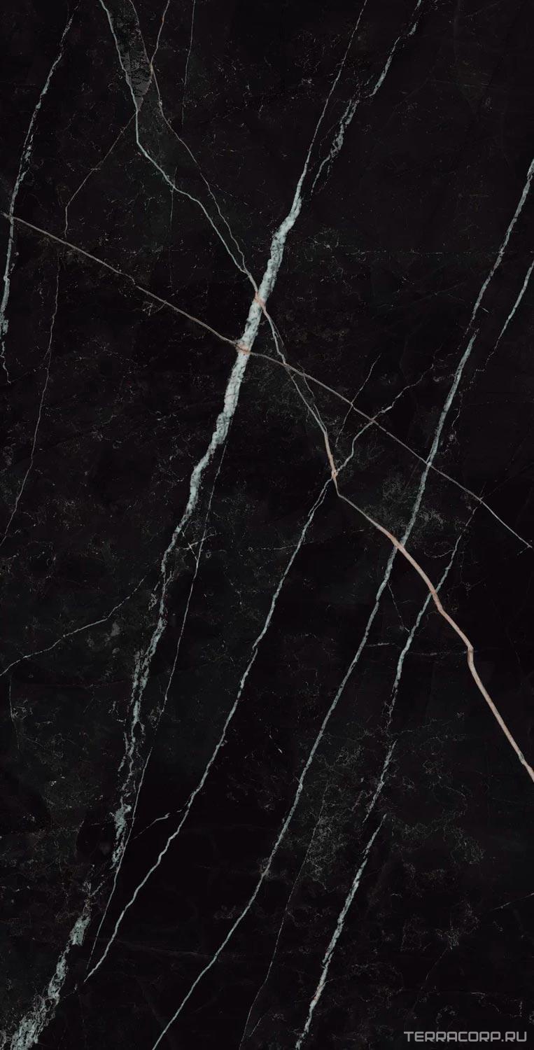 Керамогранит AtlasConcorde Россия EMPIRE Empire Calacatta Black 80x160 Lapp/ЭМПАИР КАЛАК. БЛЭК 80x160 ЛАП Черный, фото 7
